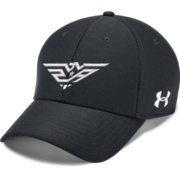 2aw under armour black blitzing cap - Angry Chicken Outdoors