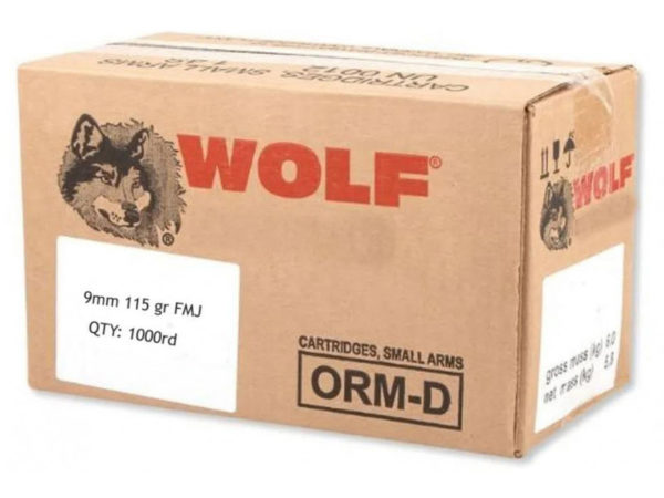 amm case wolf 9mm 1000 - Angry Chicken Outdoors